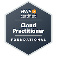 AWS Certified Cloud Practitioner badge